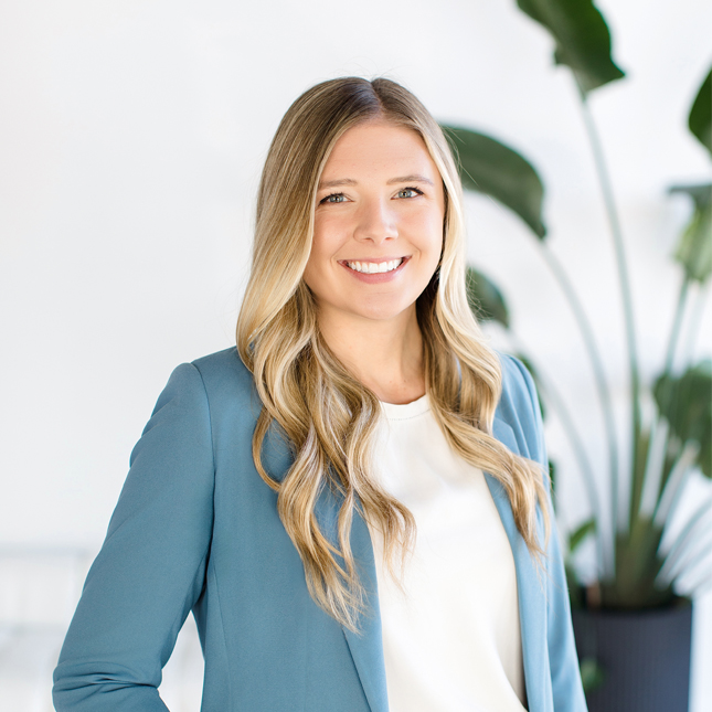 A headshot of Leah Friese