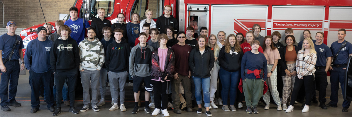 Career Connections Sioux Falls Fire Visit