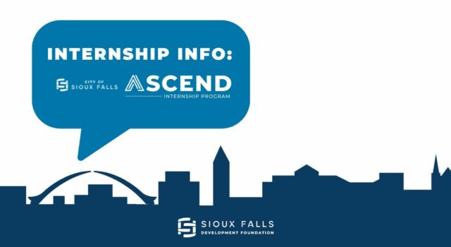 Internship Info Ascend Internship program city of sioux falls