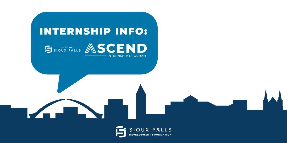 Internship Info Ascend Internship program city of sioux falls