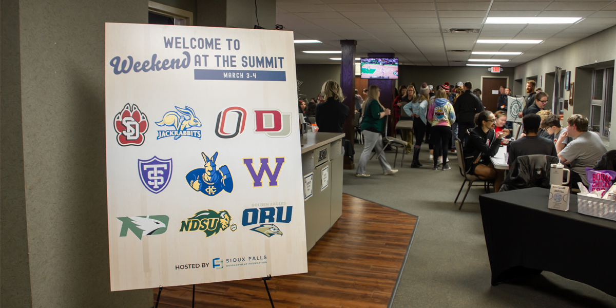 Connecting off court: Workforce programs draw students during Summit League games