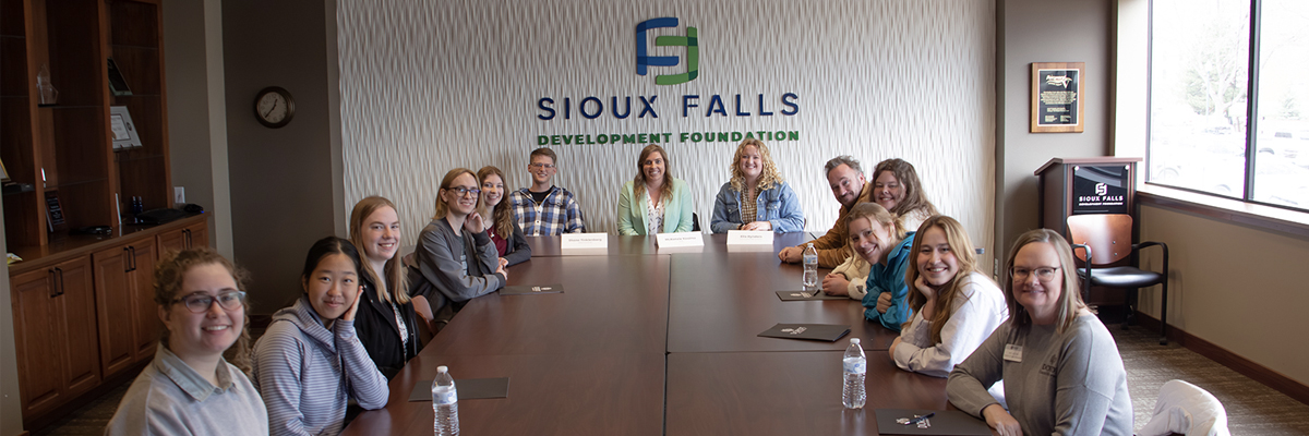 Dordt Students at the Sioux Falls Development Foundation