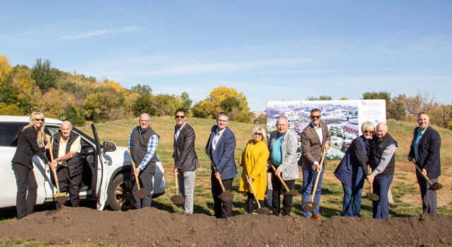 Jacobson Plaza groundbreaking