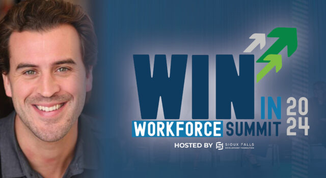 Ben Utecht Win in Workforce Summit 2024 Hosted by Sioux Falls Development Foundation