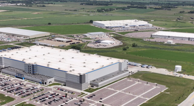 An aerial photo of Foundation Park in Sioux Falls SD